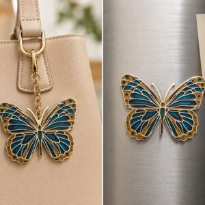 Butterfly Bag Chain / Fridge Magnet
